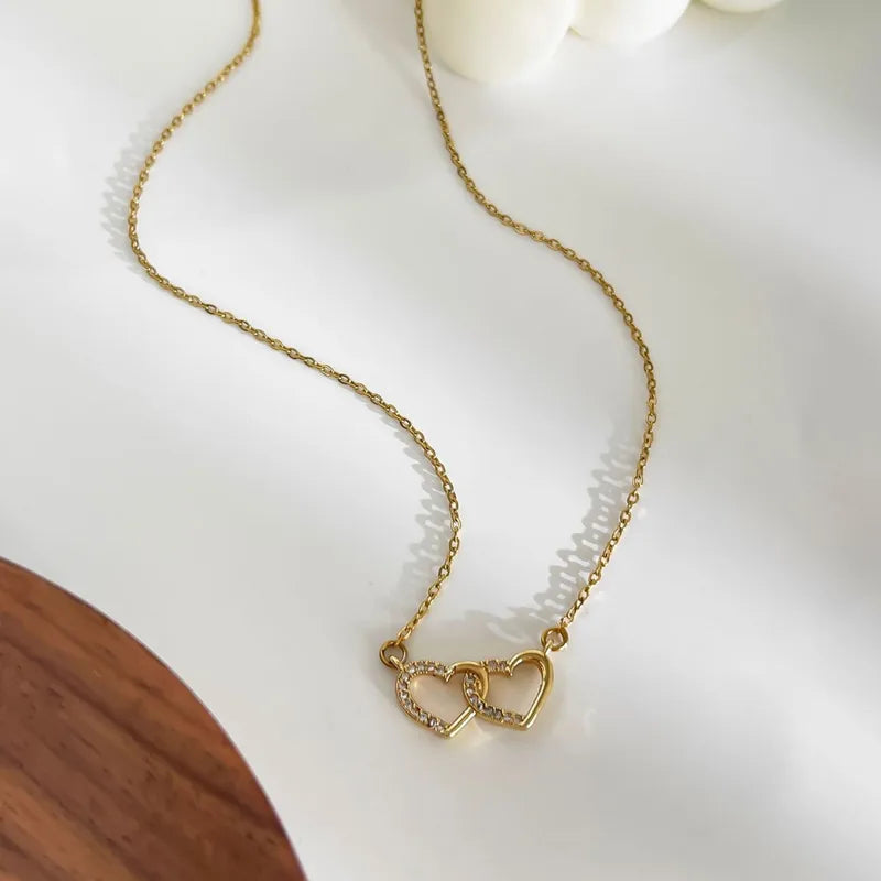 18k Gold Plated Heart Necklace