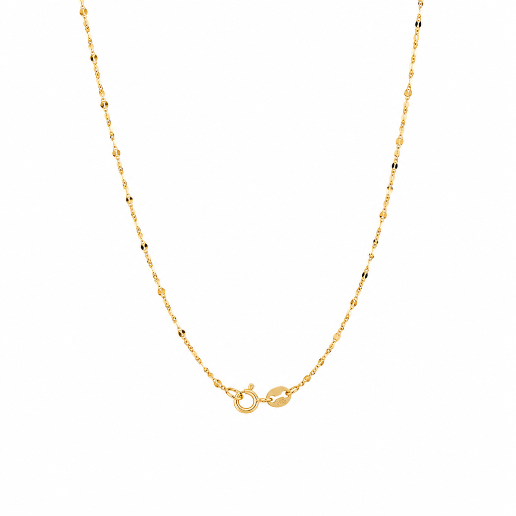 18K Gold Plated 925 Silver Starry Chain Necklace