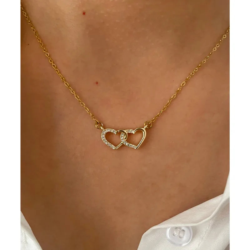 18k Gold Plated Heart Necklace