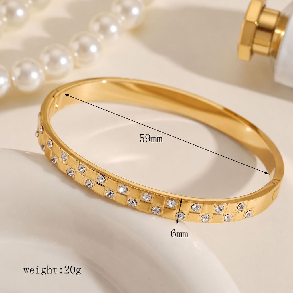 18K Gold Plated Bangle Bracelet