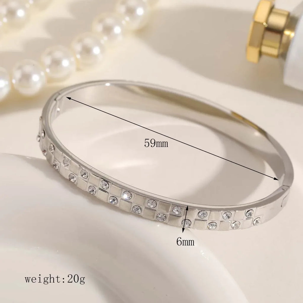 Silver Toned Anti Tarnish Bangle Bracelet