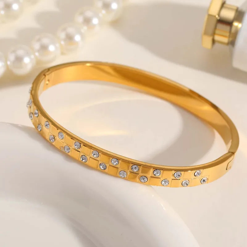 18K Gold Plated Bangle Bracelet