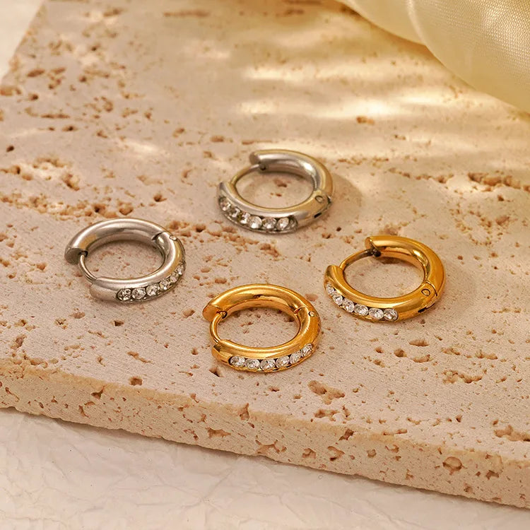 Gold Plated Hoop Earrings