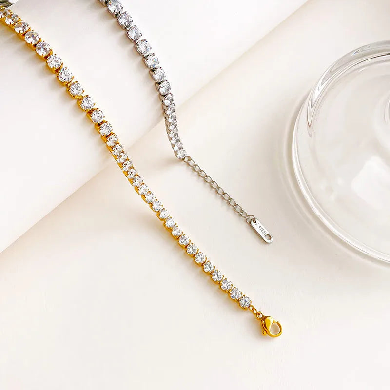 18K Gold Plated Tennis Chain Bracelet