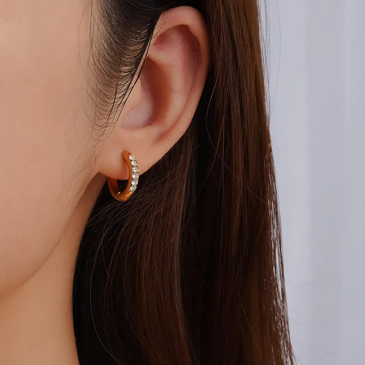 Gold Plated Hoop Earrings