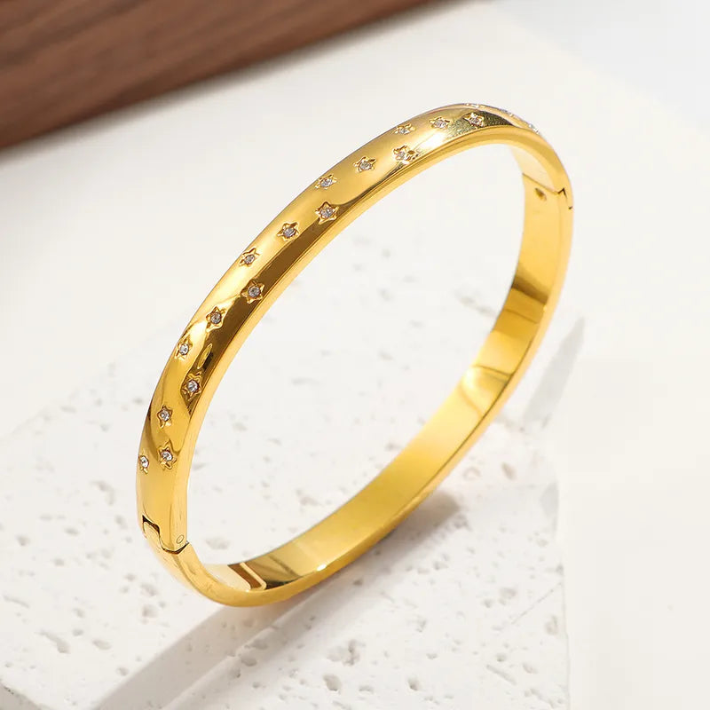 Gold Plated Bangles Bracelet