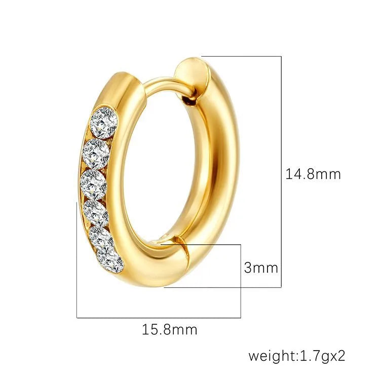 Gold Plated Hoop Earrings