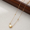 18K Gold Plated Heart Necklace